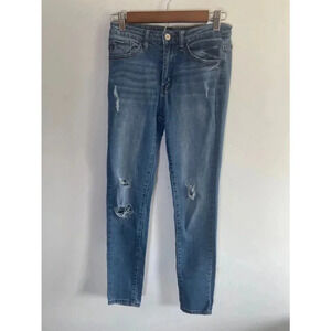 Kancan Blue‎ Jeans Distressed Skinny Size 9 29 EUC